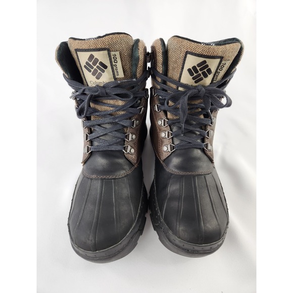 COLUMBIA BUGABOOT Thermal Lining Omni-Heat Men 9 Waterproof Boots Leather Rubber Columbia Bugaboot Plus IV Omni-Heat Boot - Men main image 4